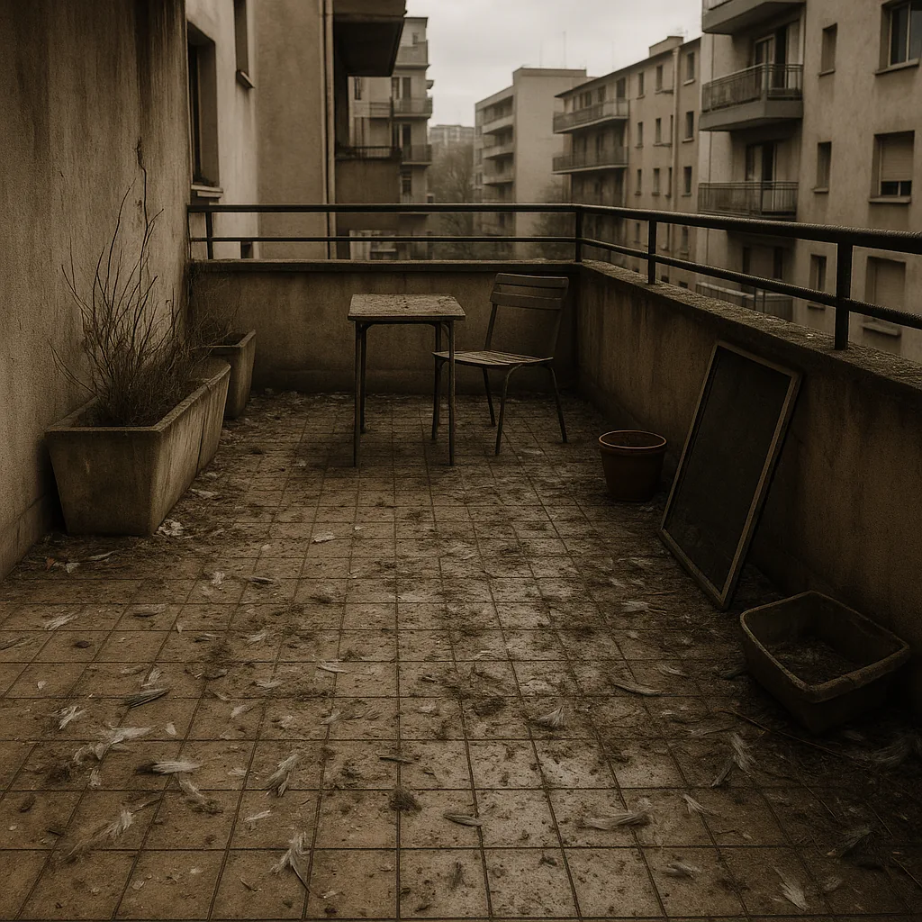 Avant — Terrasse de copropriété